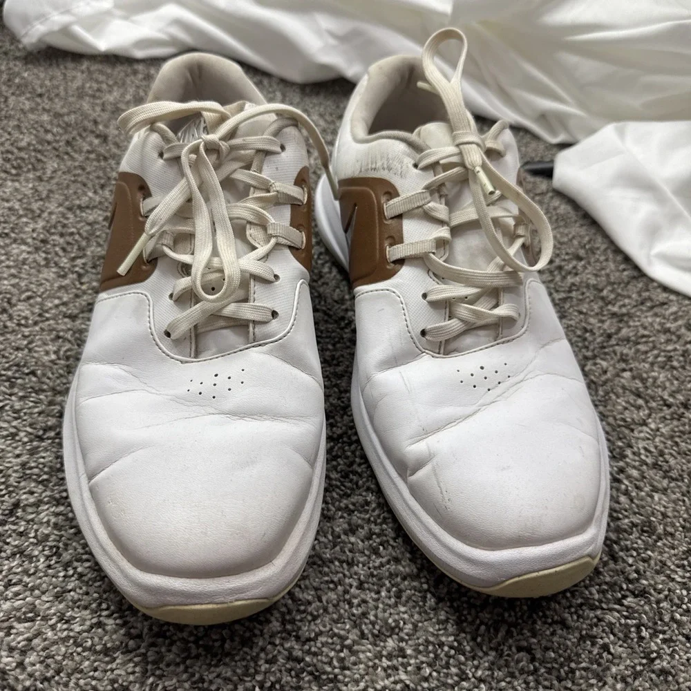 Nike Air Zoom Victory White Light British 8.5 Size Golf Shoes